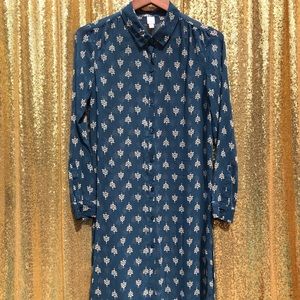 Bongo sheer tunic hi-lo knee-length size M